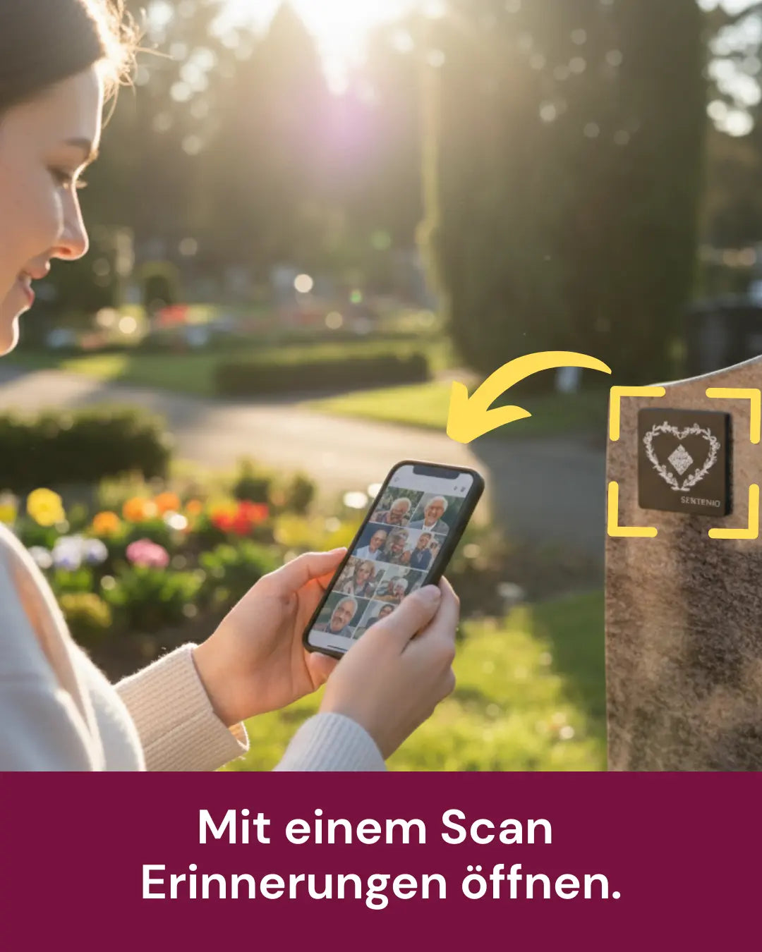 QR-Code für Grabstein – digitales Andenken