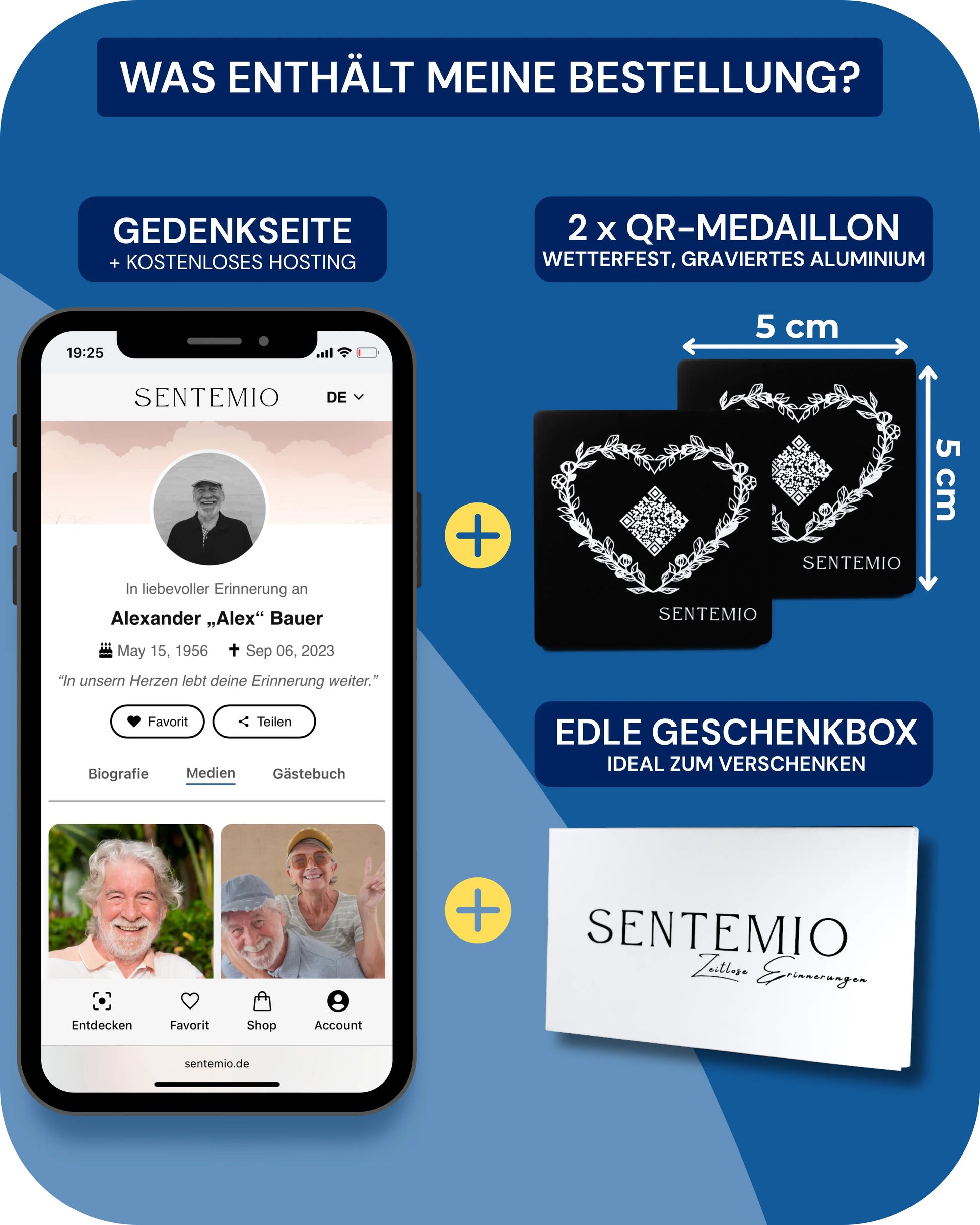 Geschenkbox – einfühlsames Trauergeschenk / Geschenk zur Beerdigung